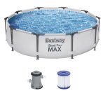 Steel Pro MAX™ Frame Pool Set mit Filterpumpe