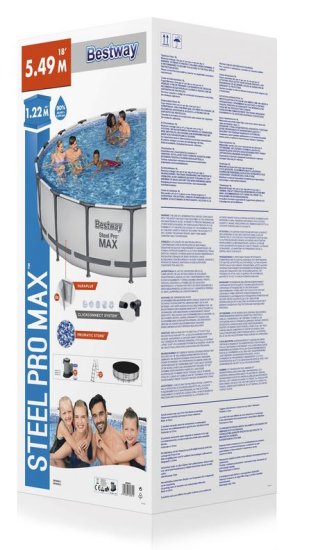 Steel Pro MAX™ Frame Pool Komplett-Set mit Filterpumpe - zum Schließen ins Bild klicken